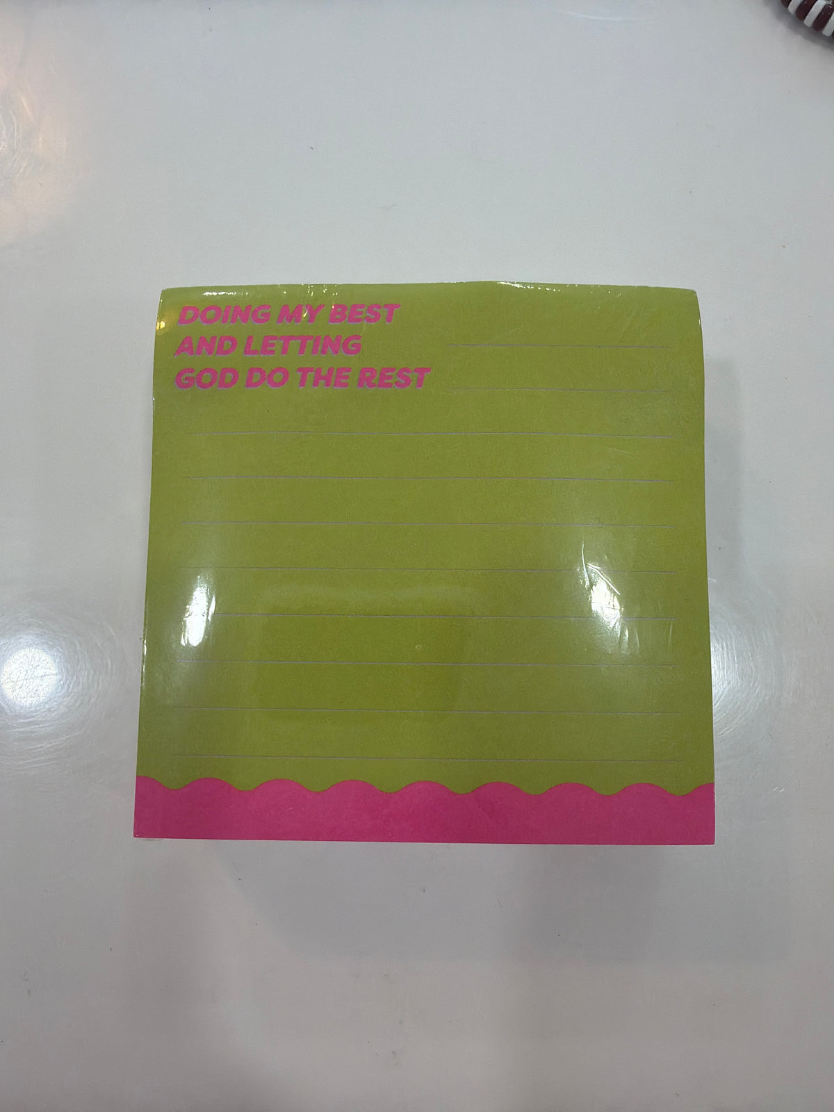 Doing My Best Sticky Notes