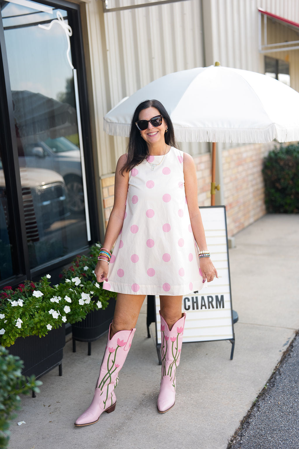 The Tammy in Pink Marfa Boot