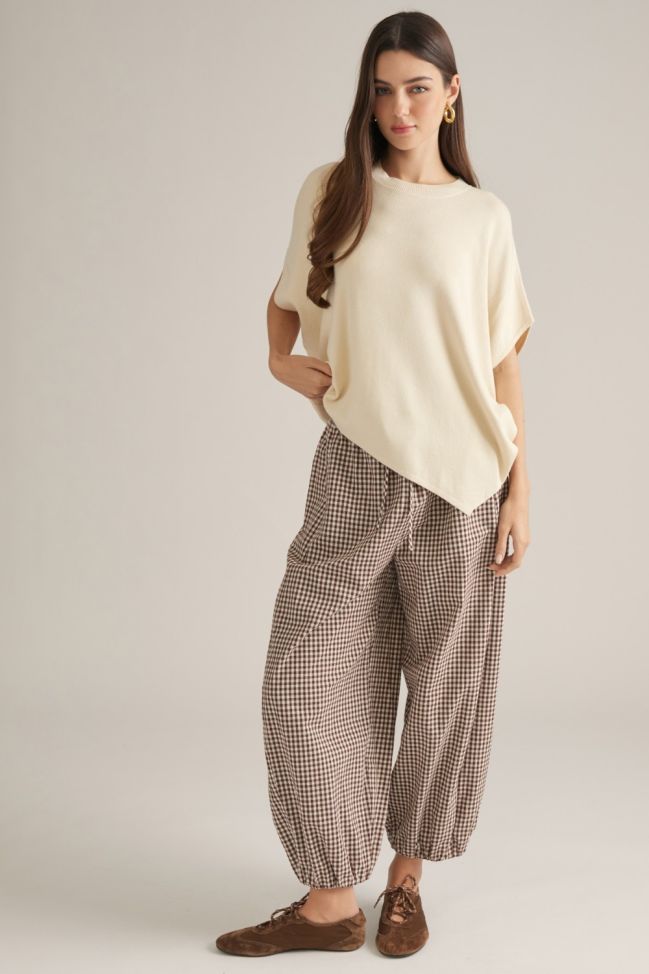 Checkered Charm Pants