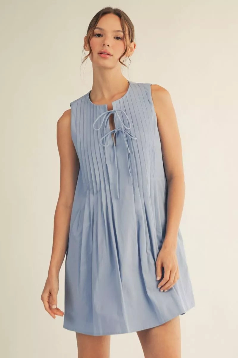 Pintuck Dress