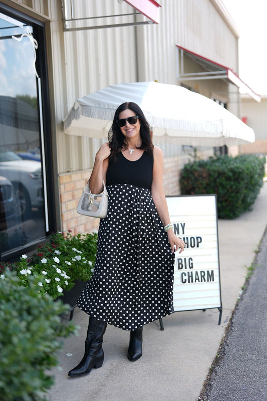 Spot on Midi Dress
