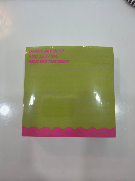Doing My Best Sticky Notes