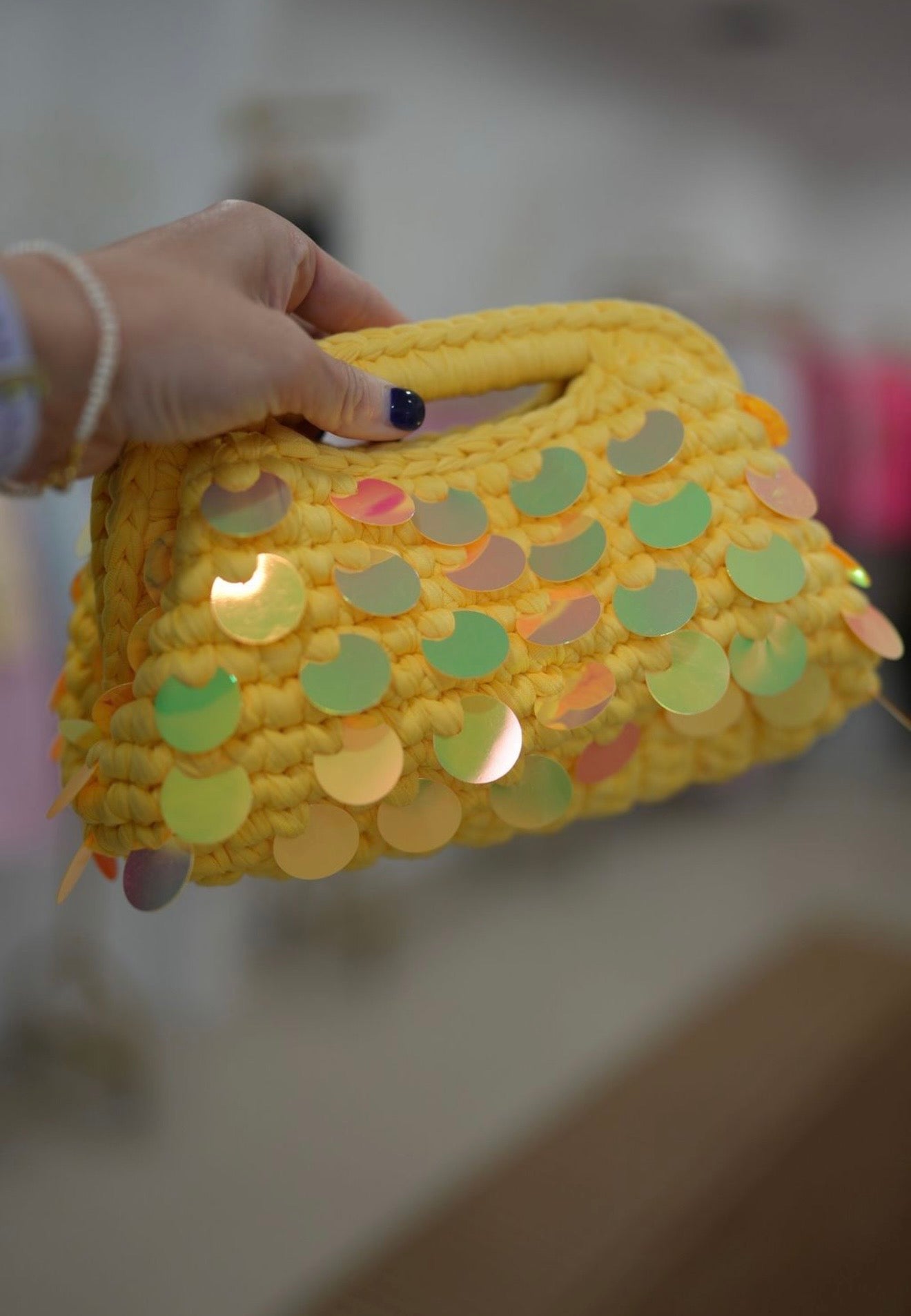 Woven Tote Purse