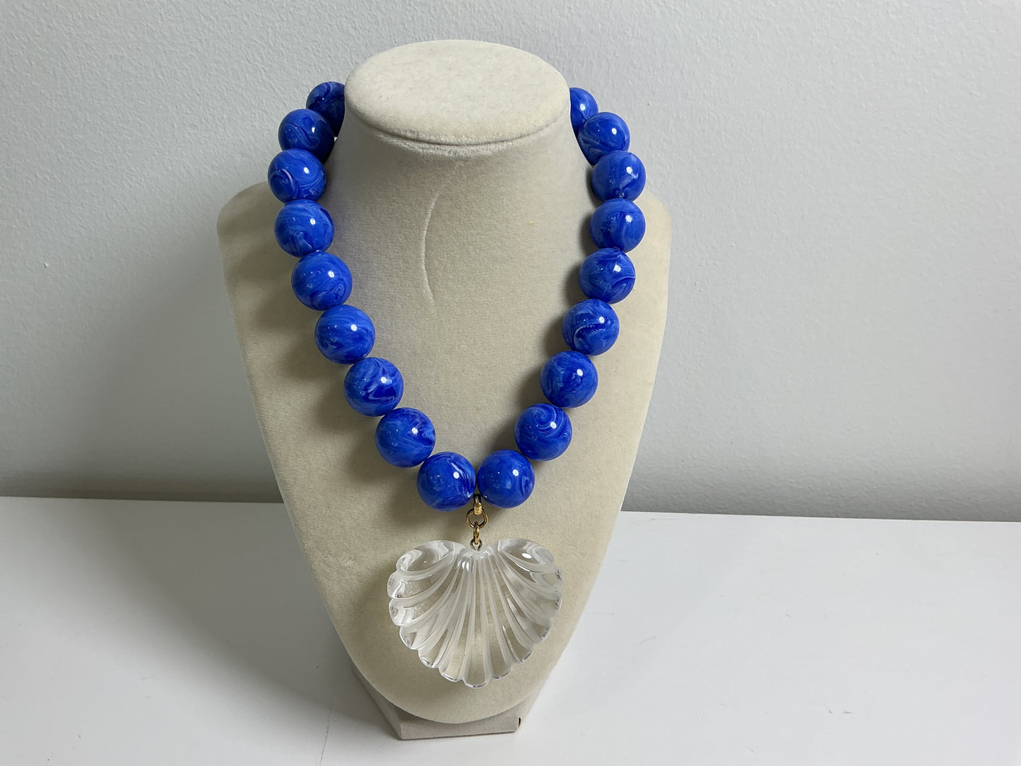Chunky Necklace with heart charm