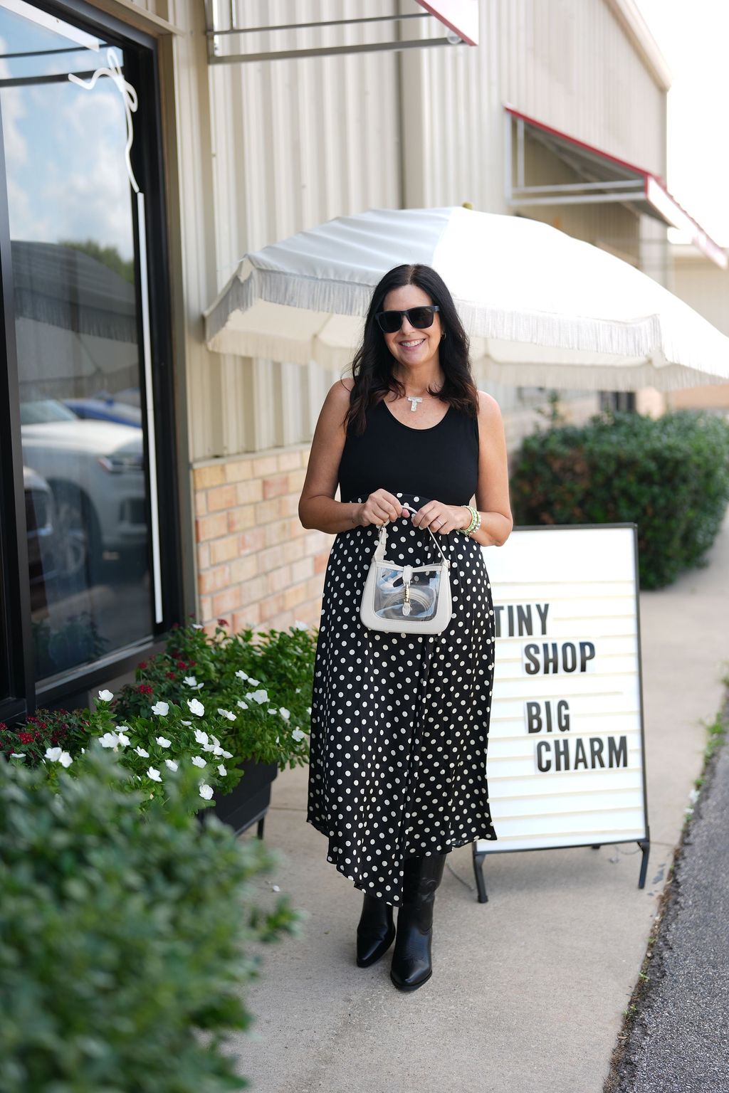 Spot on Midi Dress