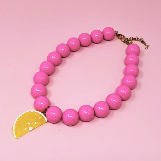 Bauble Lemon Necklace