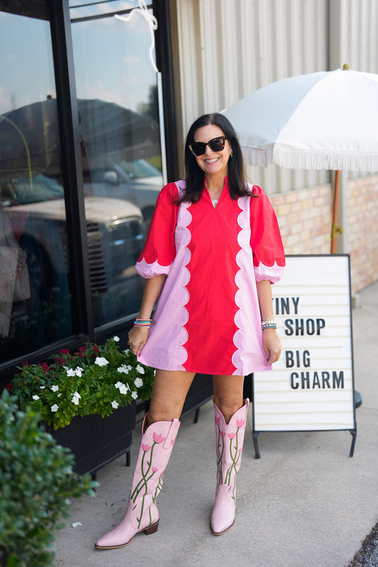 Pretty in Poppy Dress