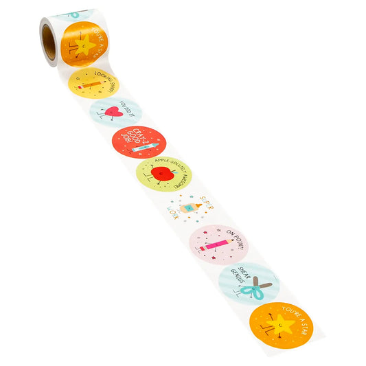 Roll of 80 stickers
