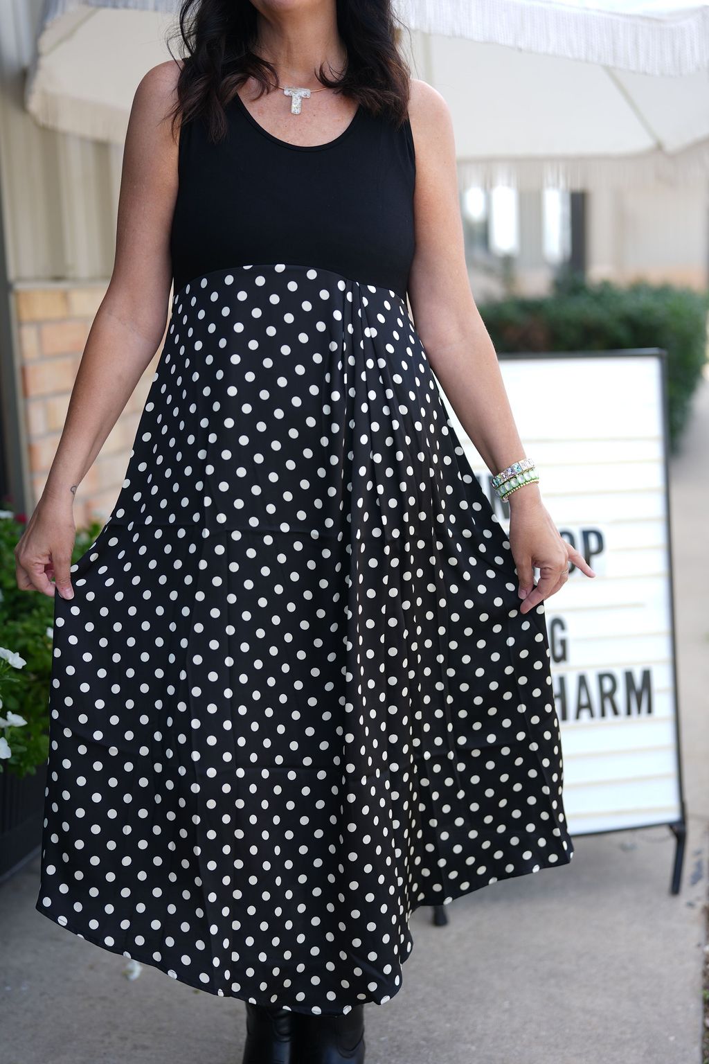 Spot on Midi Dress