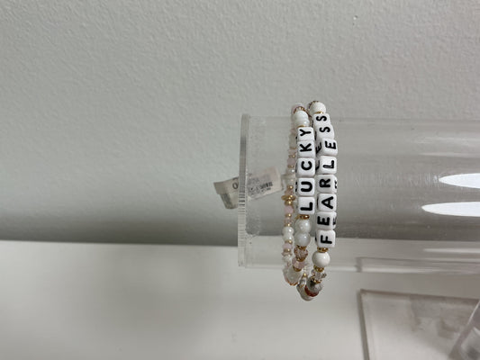 Words bracelet ($25)