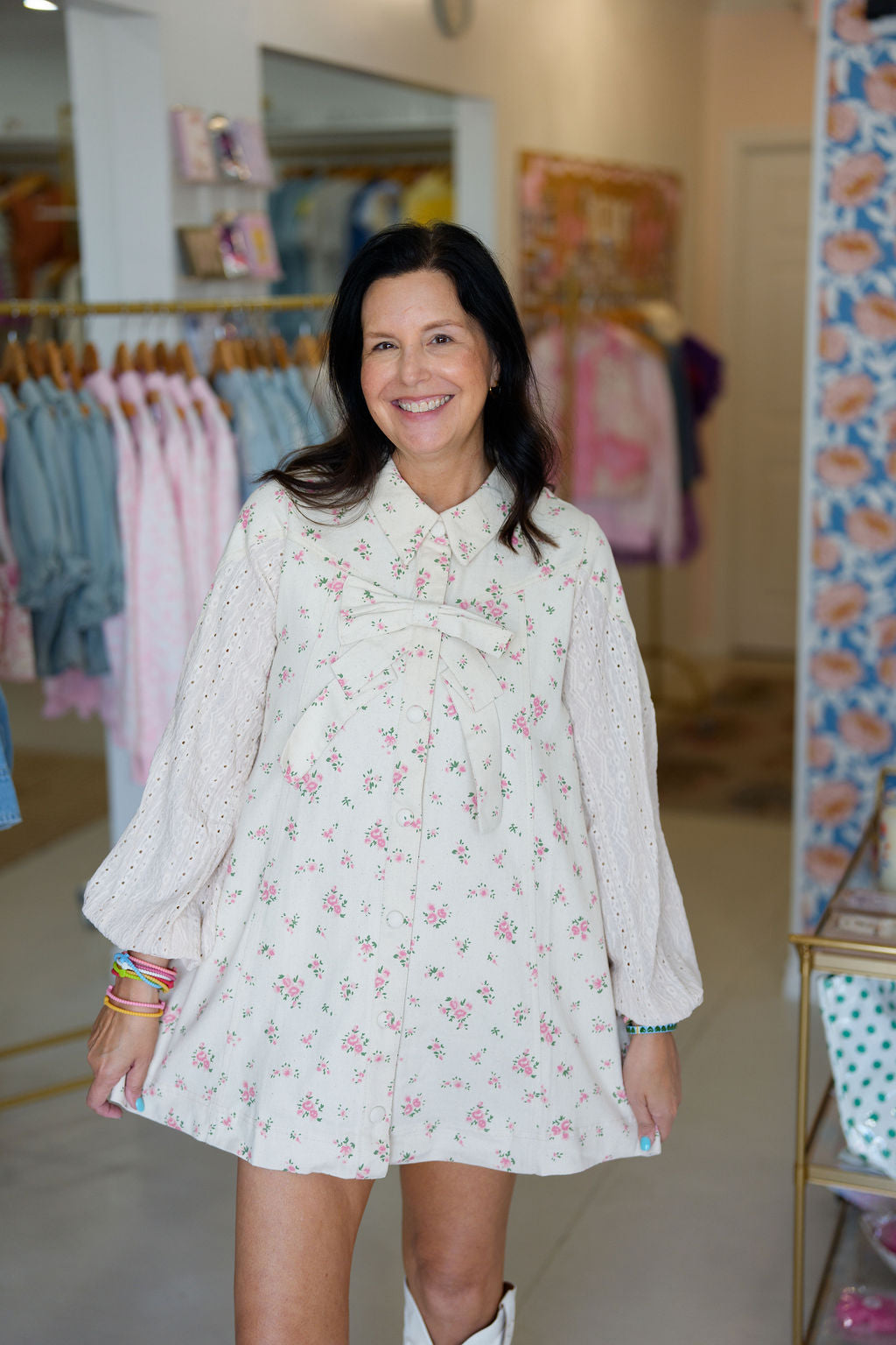 Porch Swing Floral Dress