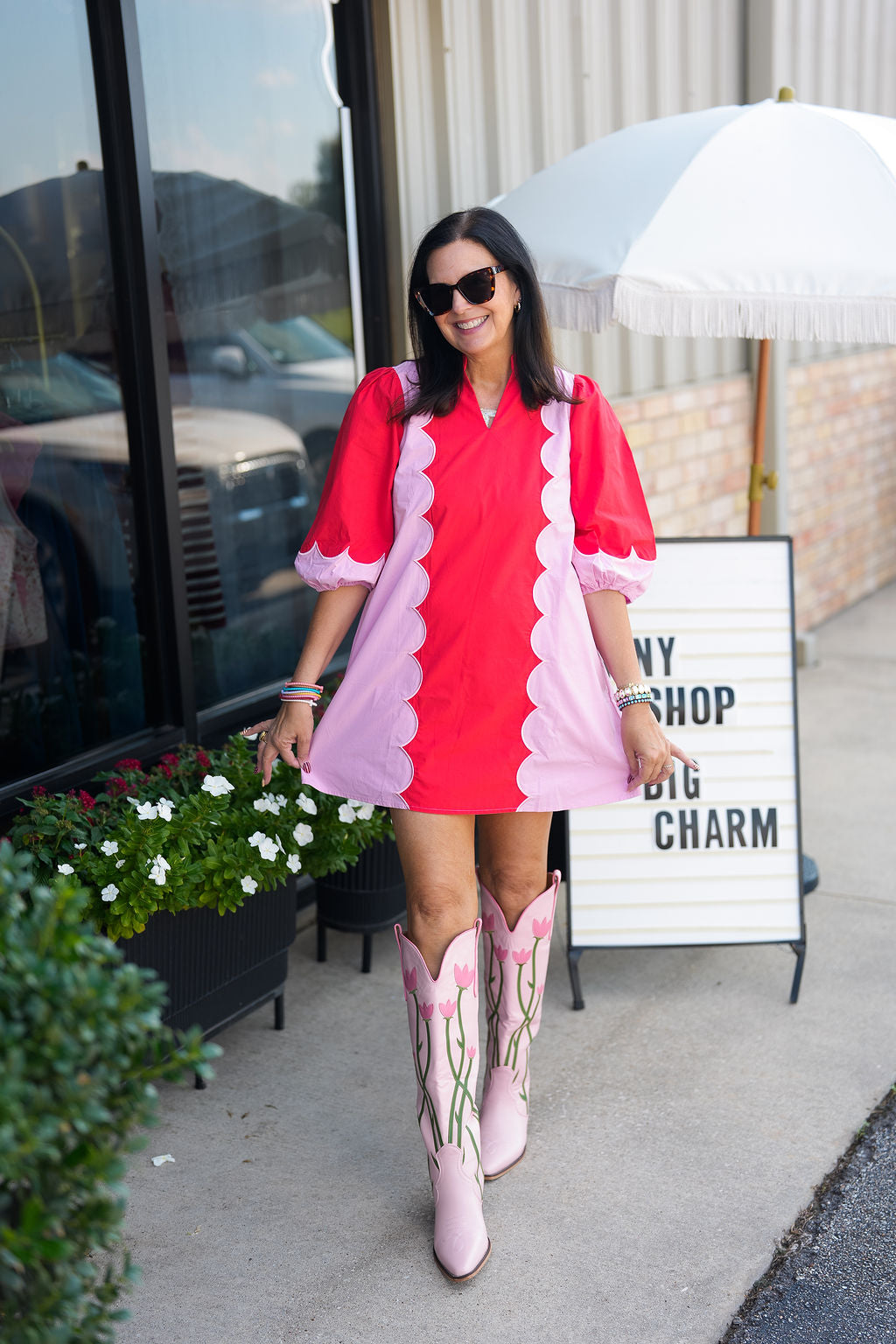 Pretty in Poppy Dress