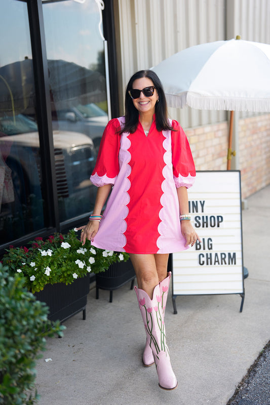 Pretty in Poppy Dress