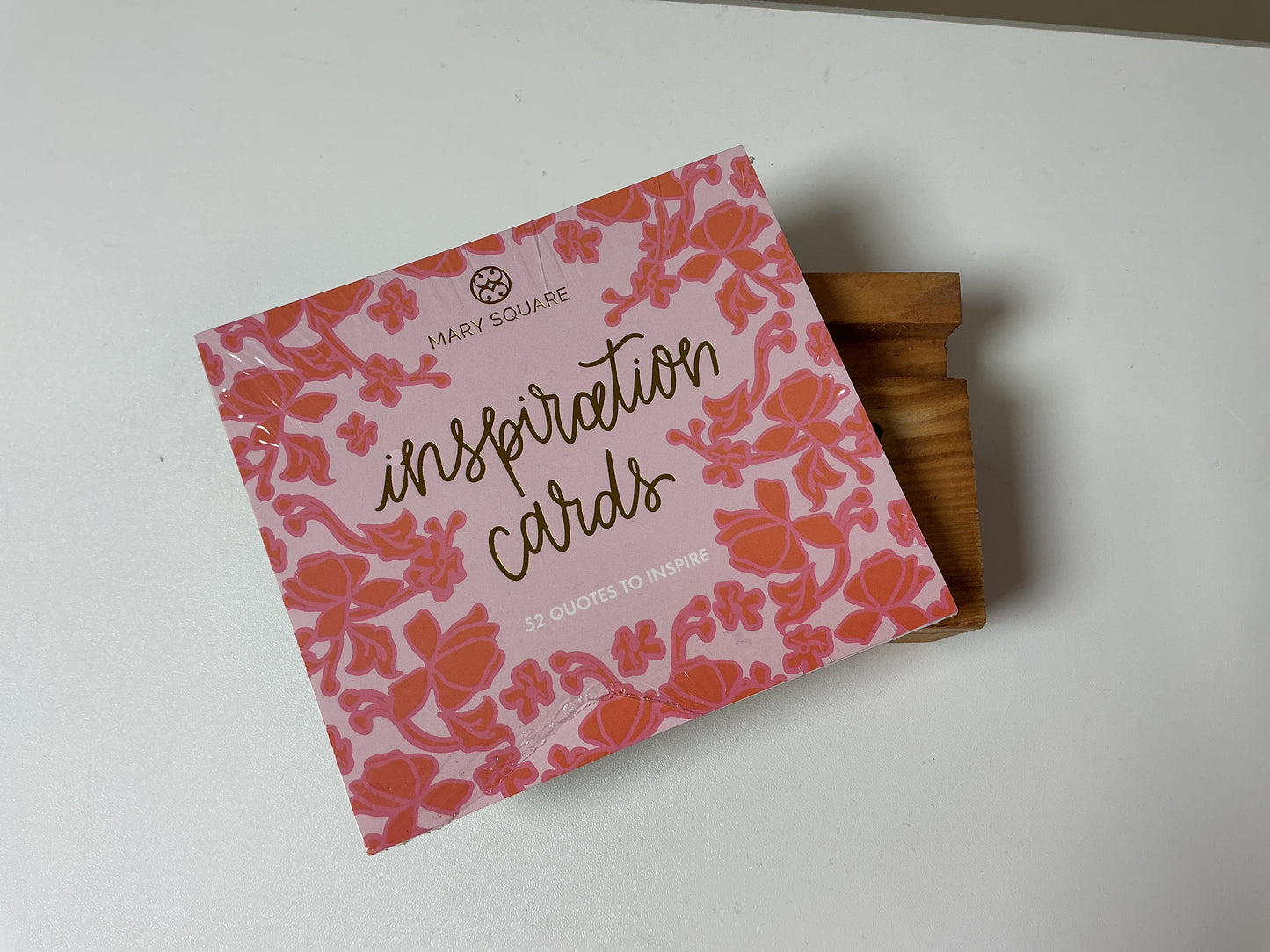 Inspiration Cards (52) with wooden block