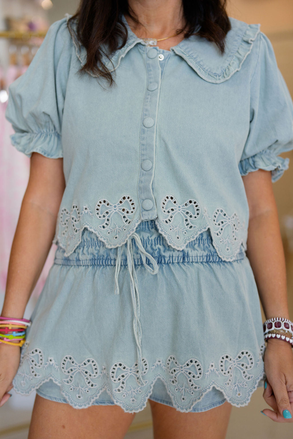 Sweet Magnolia Eyelet Set