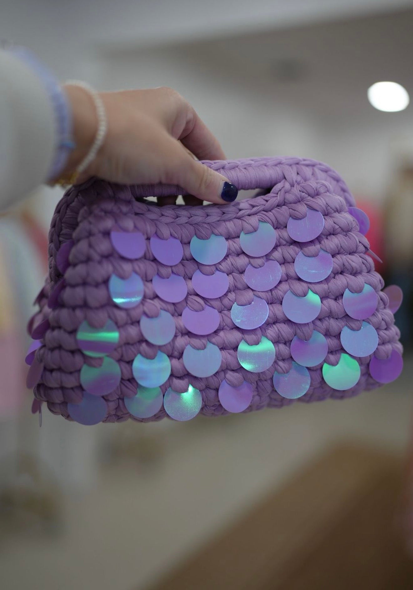 Woven Tote Purse