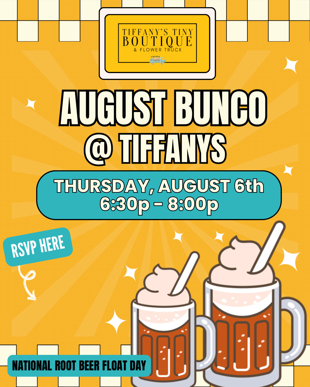 Bunco: Bows, Bunco & Rootbeer Floats
