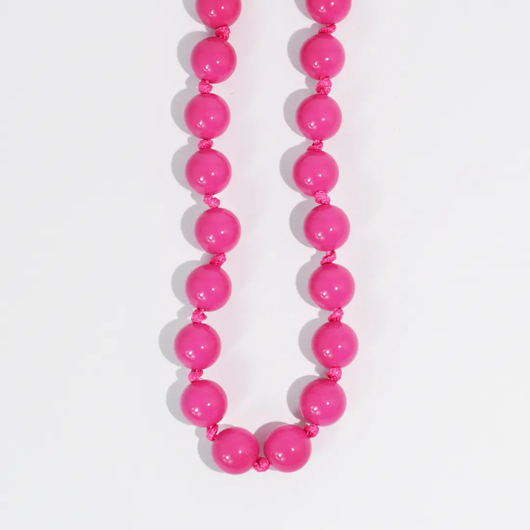 Bubblegum Bead Necklace