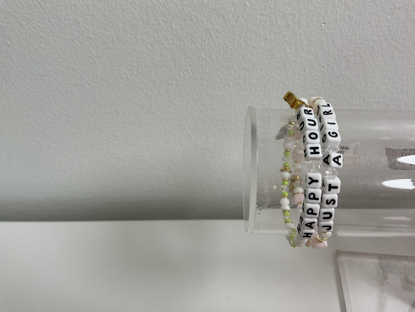 Words bracelet $30