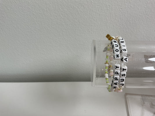 Words bracelet $30