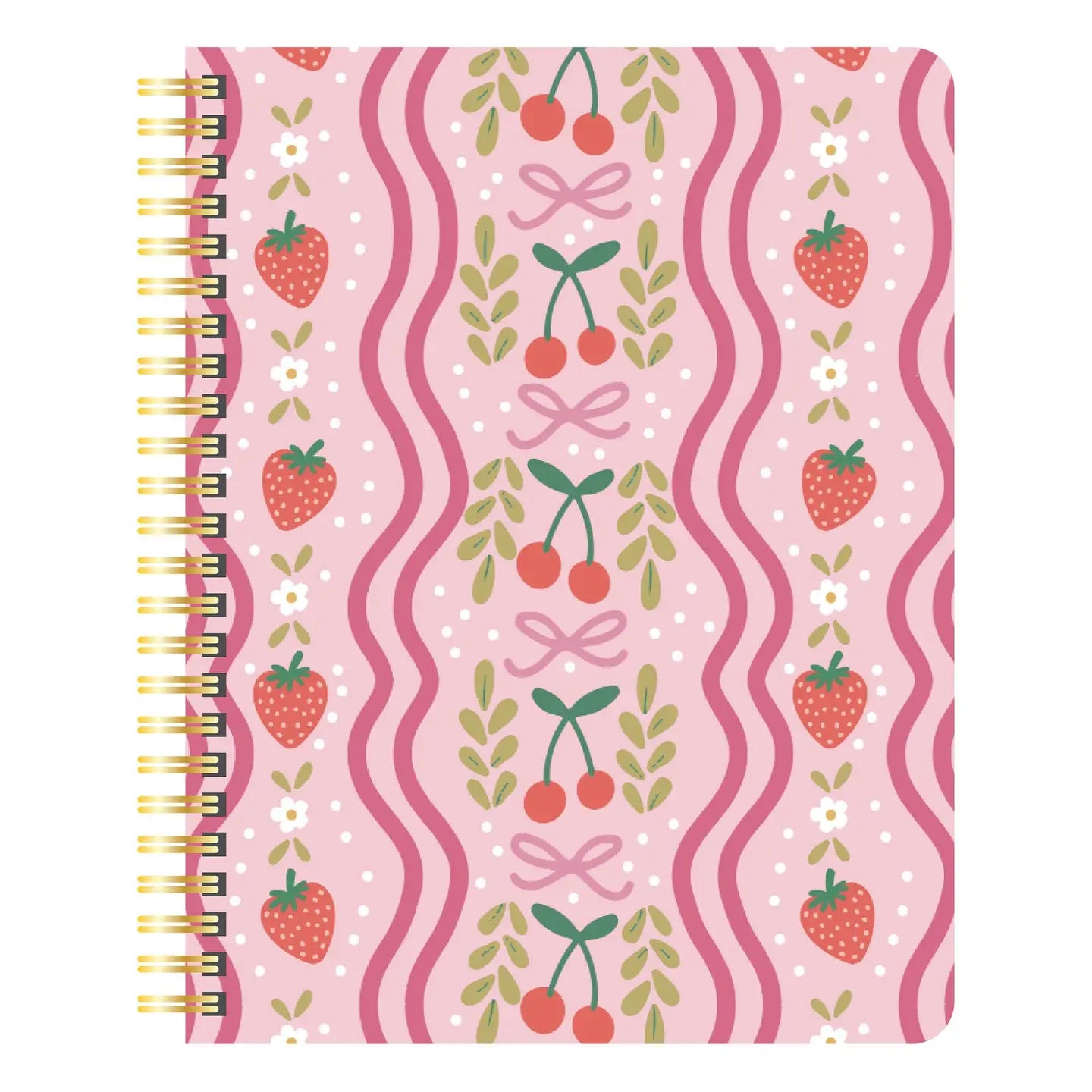 Berries & Bows Spiral Notepad