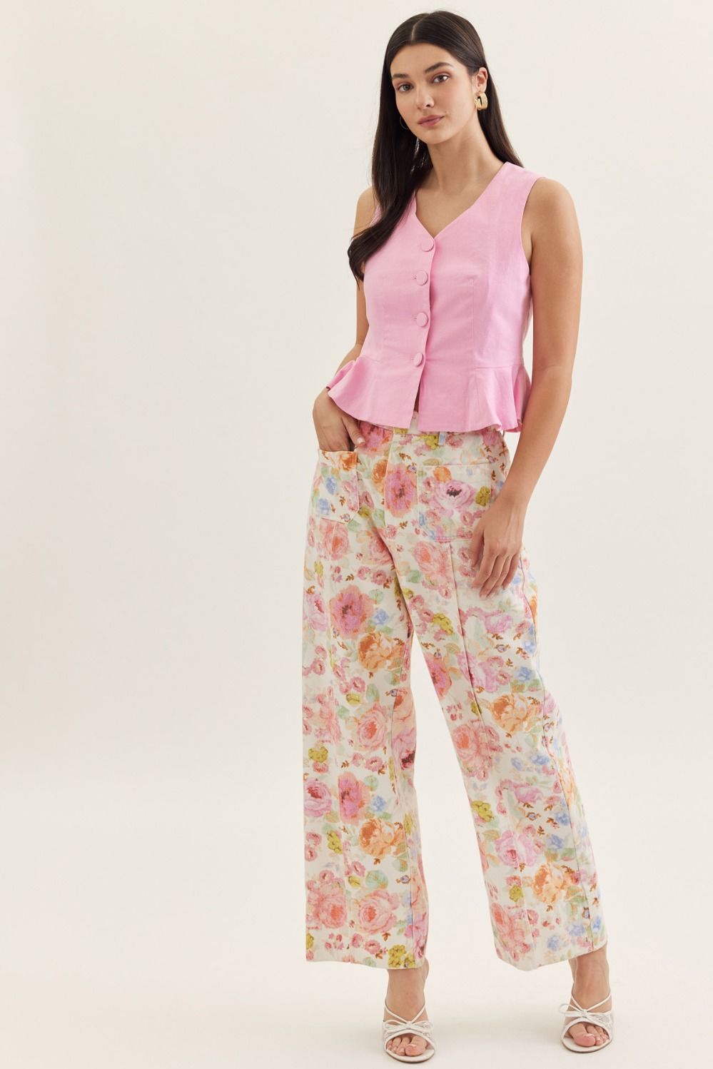 KB Floral Jeans