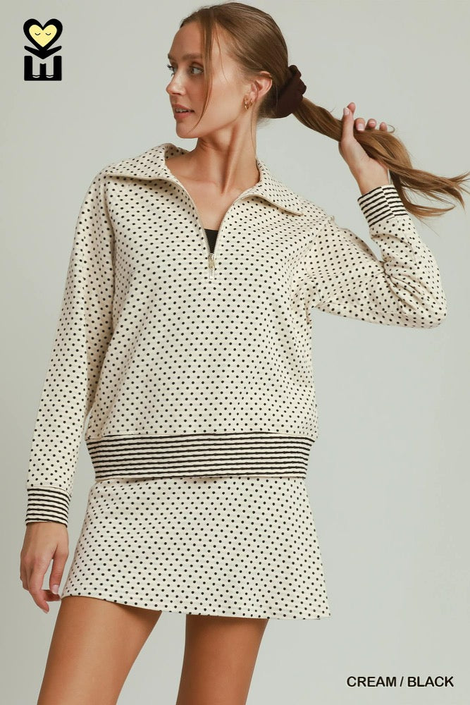 Polka Dot Skort Set